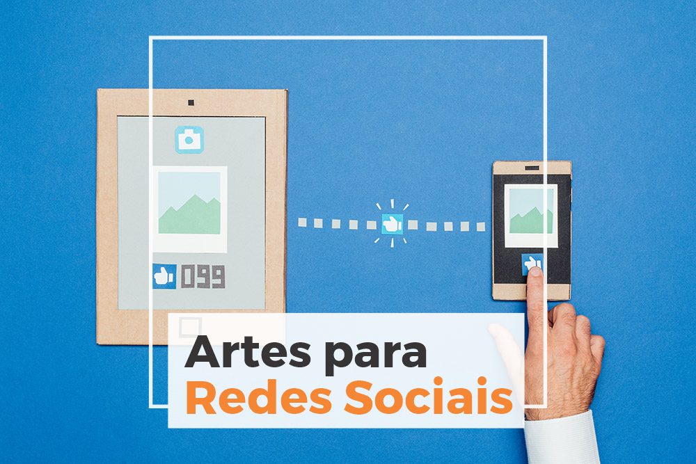 artes para redes sociais
